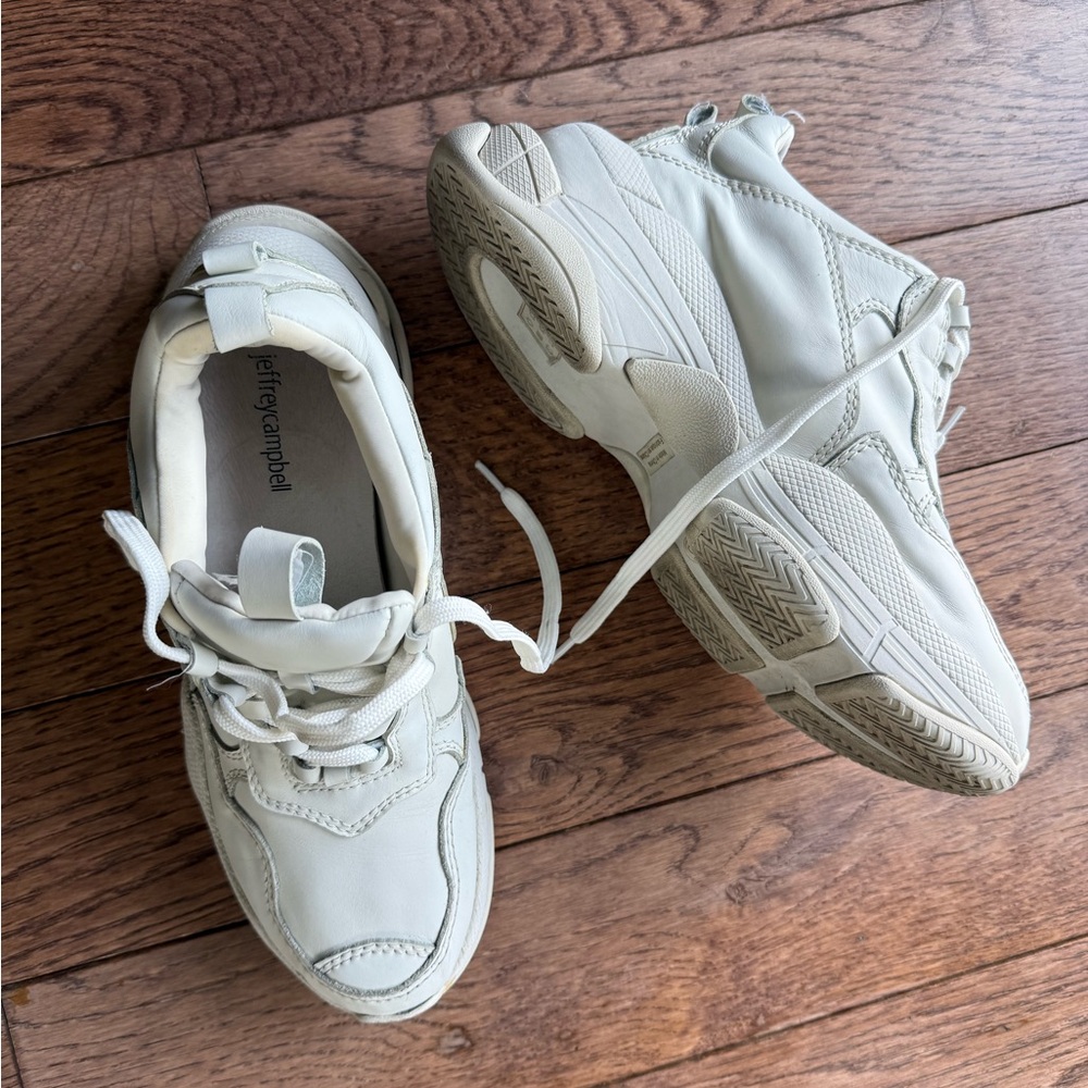 Jeffrey Campbell White Chunky Sneaker - Picture 8 of 8